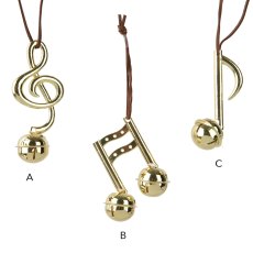 Hanging Music Note Gold 10cm (Choice Of 3) Hanging Music Note Gold 10cm (Choice Of 3)