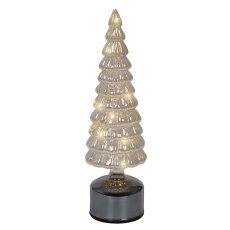 Micro LED Rotating Glass Tree Amber 34cm Micro LED Rotating Glass Tree Amber 34cm