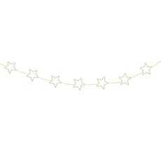 Micro LED Garland With Stars Warm White Lights 7.2ft/215cm Micro LED Garland With Stars Warm White Lights 7.2ft/215cm