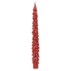 Wax Dinner Candle Red 25cm (Set Of 2) Wax Dinner Candle Red 25cm (Set Of 2)