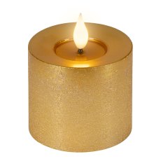 LED Realistic Candle Gold 9.5cm LED Realistic Candle Gold 9.5cm