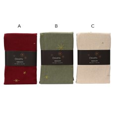 Table Cloth With Gold Embroidery 140cm (Choice Of 3) Table Cloth With Gold Embroidery 140cm (Choice Of 3)