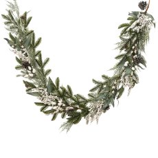 Pinecones & White Berries Garland 6ft/180cm Pinecones & White Berries Garland 6ft/180cm