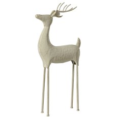 3D Iron Deer White & Gold 23cm 3D Iron Deer White & Gold 23cm