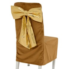 Decorative Chair Bow Gold 16.5cm Decorative Chair Bow Gold 16.5cm