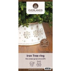 Tree Ring White With Gold Design 70cm Tree Ring White With Gold Design 70cm