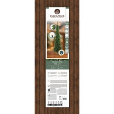 7ft/210cm Prelit Pencil Pine Christmas Tree Green