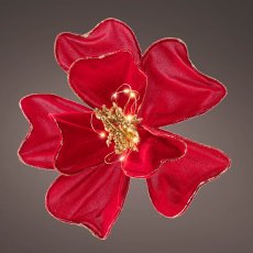 Velvet Micro LED Flower Red 30cm Velvet Micro LED Flower Red 30cm