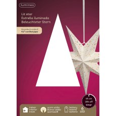 LED Paper Star White 18.5cm LED Paper Star White 18.5cm