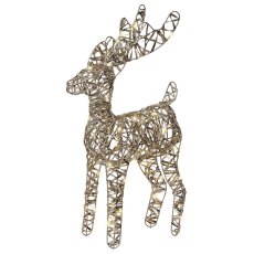 Micro LED Metal Deer Gold & Warm White Lights 37cm Micro LED Metal Deer Gold & Warm White Lights 37cm