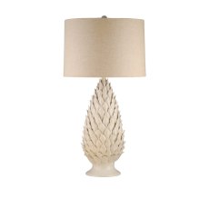 Grace Table Lamp Cream Base With Ivory Linen Shade Grace Table Lamp Cream Base With Ivory Linen Shade