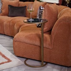 Oscar Sofa/Side Table With Black Top Oscar Sofa/Side Table With Black Top