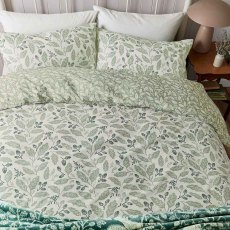 Harvest Moon Acorns Reversible Duvet Cover Set Sage (Multiple Sizes)