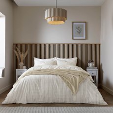 Calico & Chalk Tranquil Check Duvet Cover Set (Multiple Sizes & Colours) Calico & Chalk Tranquil Check Duvet Cover Set (Multiple Sizes & Colours)