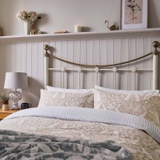 Harvest Moon Hares Reversible Duvet Cover Set Linen (Multiple Sizes)