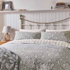 Harvest Moon Owls Reversible Duvet Cover Set Silver (Multiple Sizes)