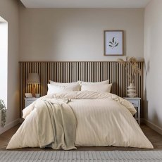 Calico & Chalk Twill Stripe Duvet Cover Set (Multiple Sizes & Colours) Calico & Chalk Twill Stripe Duvet Cover Set (Multiple Sizes & Colours)