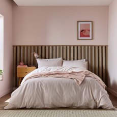 Calico & Chalk Twill Stripe Duvet Cover Set (Multiple Sizes & Colours)