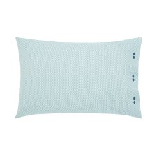 Oscar Standard Pillowcase Pair Teal & Olive