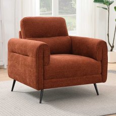 Valentia Armchair Fabric Terracotta Valentia Armchair Fabric Terracotta