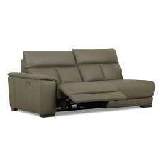 Tuscany Modular Electric Reclining 3 Seater Sofa Arm LHF With USB Leather Category 20 BX & NW Tuscany Modular Electric Reclining 3 Seater Sofa Arm LHF With USB Leather Category 20 BX & NW