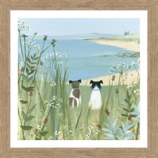 Side by Side 22cm x 22cm Picture By Lucy Heart Wooden Frame Side by Side 22cm x 22cm Picture By Lucy Heart Wooden Frame