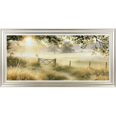 The Memory of Summer 111cm x 56cm Picture By M Torelli Silver Frame The Memory of Summer 111cm x 56cm Picture By M Torelli Silver Frame