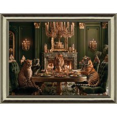 Noble Feast 116cm x 90cm Picture Silver Frame Noble Feast 116cm x 90cm Picture Silver Frame