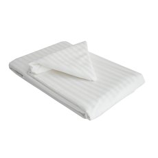 Hotel Stripe Flat Sheet (Multiple Sizes & Colours)