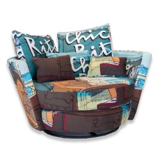 MyNest Swivel Armchair Fabric Series 6 MyNest Swivel Armchair Fabric Series 6