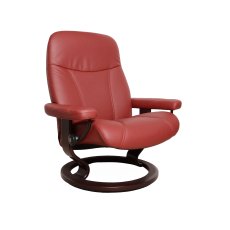Consul Large Chair With Classic Base Batick Leather Consul Large Chair With Classic Base Batick Leather