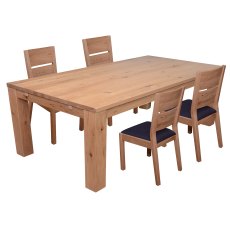 Castillo Dining Table & Chair Set Oak (Multiple Sizes)