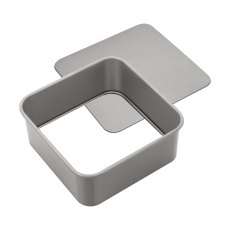 Loose Base Non Stick Square Cake Tin 18cm x 18cm Loose Base Non Stick Square Cake Tin 18cm x 18cm