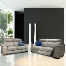 Vincenzo 2 Seater Manual Reclining Sofa Leather Category 20 Vincenzo 2 Seater Manual Reclining Sofa Leather Category 20