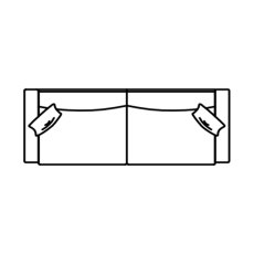 Boston 4 Seater Sofa Fabric 6 Boston 4 Seater Sofa Fabric 6