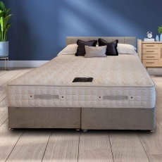 Platinum Pocket Metro Platform Top Divan Set (Multiple Sizes) Platinum Pocket Metro Platform Top Divan Set (Multiple Sizes)