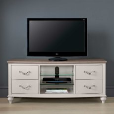 Freeport Grey Washed Oak Entertainment Unit