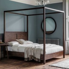 Jaipur 4 Poster Bedstead Dark Brown (Multiple Sizes) Jaipur 4 Poster Bedstead Dark Brown (Multiple Sizes)