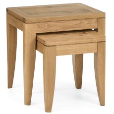 Burrswood Oak Nest Of Tables (2) Burrswood Oak Nest Of Tables (2)