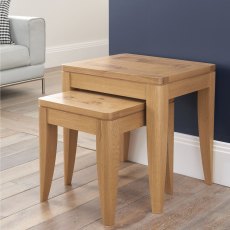 Burrswood Oak Nest Of Tables (2)