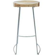 Re-Engineered Tractor Seat High Bar Stool Mango