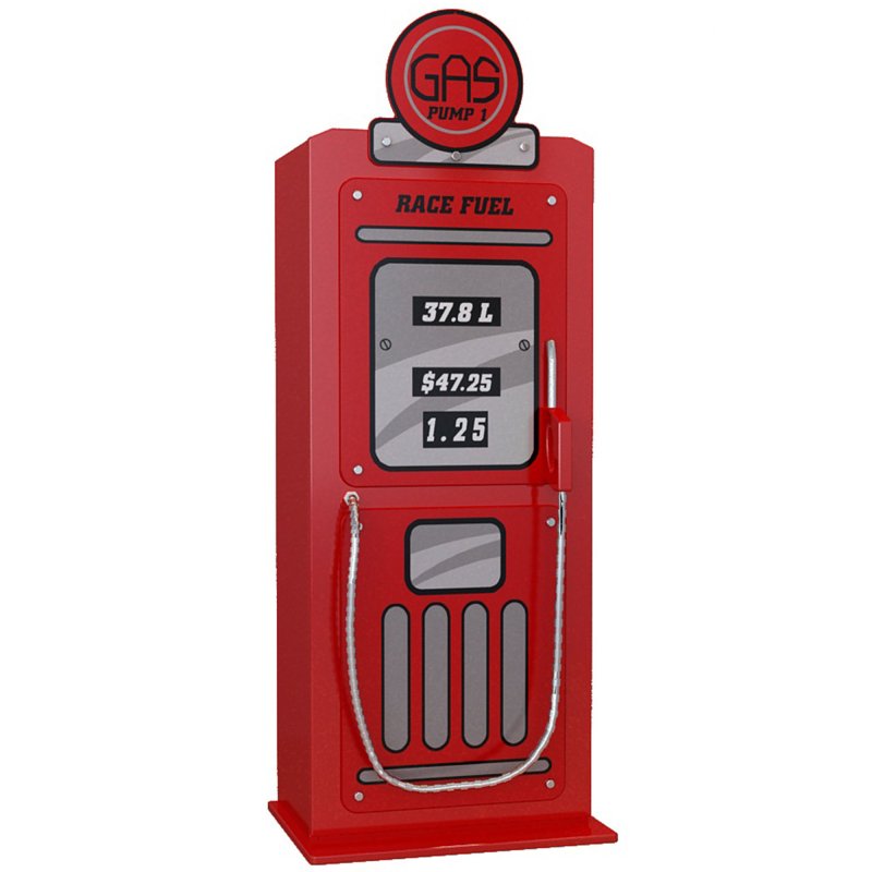 Vipack Monza Gas Pump 1 Door Wardrobe Red