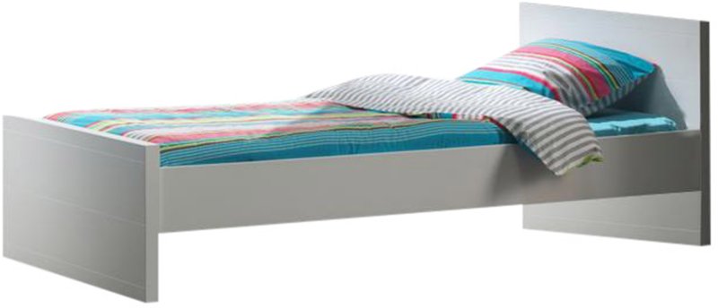 Vipack Lara Single (90cm) Bedstead White