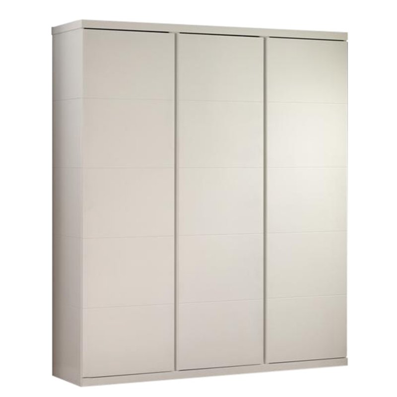 Vipack Lara 3 Door Wardrobe White