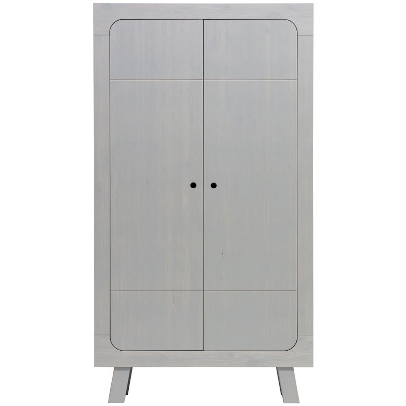 Sammie Wardrobe Pine Warm Grey