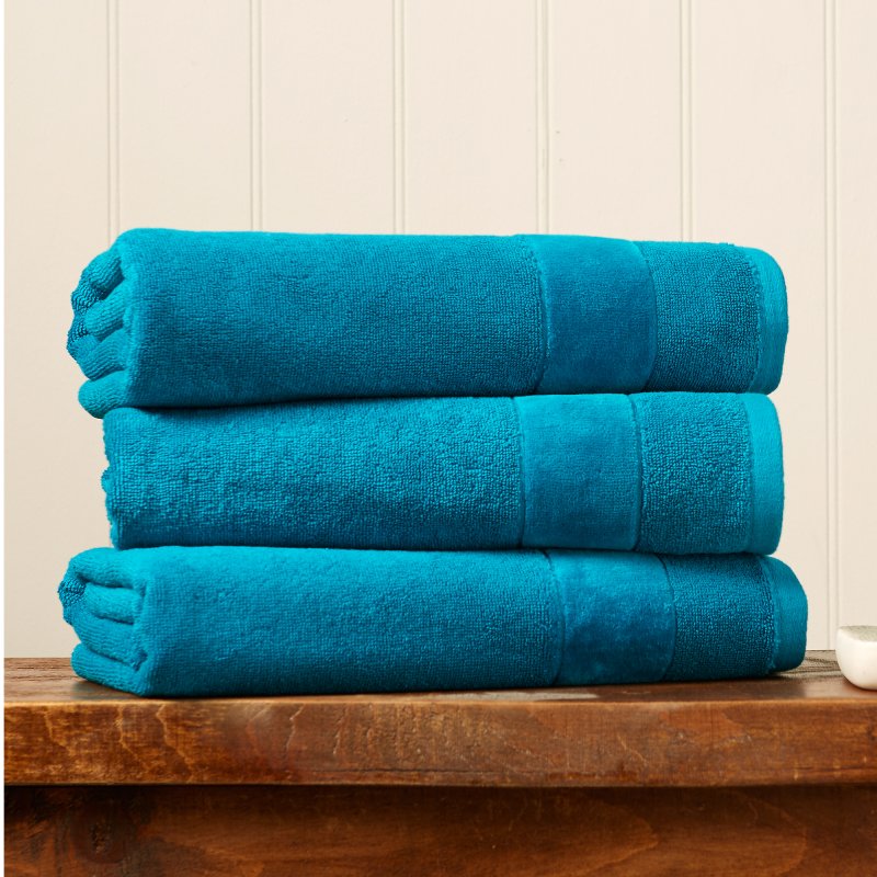 Christy Prism Bath Sheet Poolside Blue