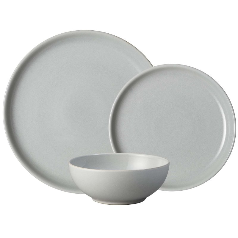 Denby Intro 12 Piece Box Set Soft Grey