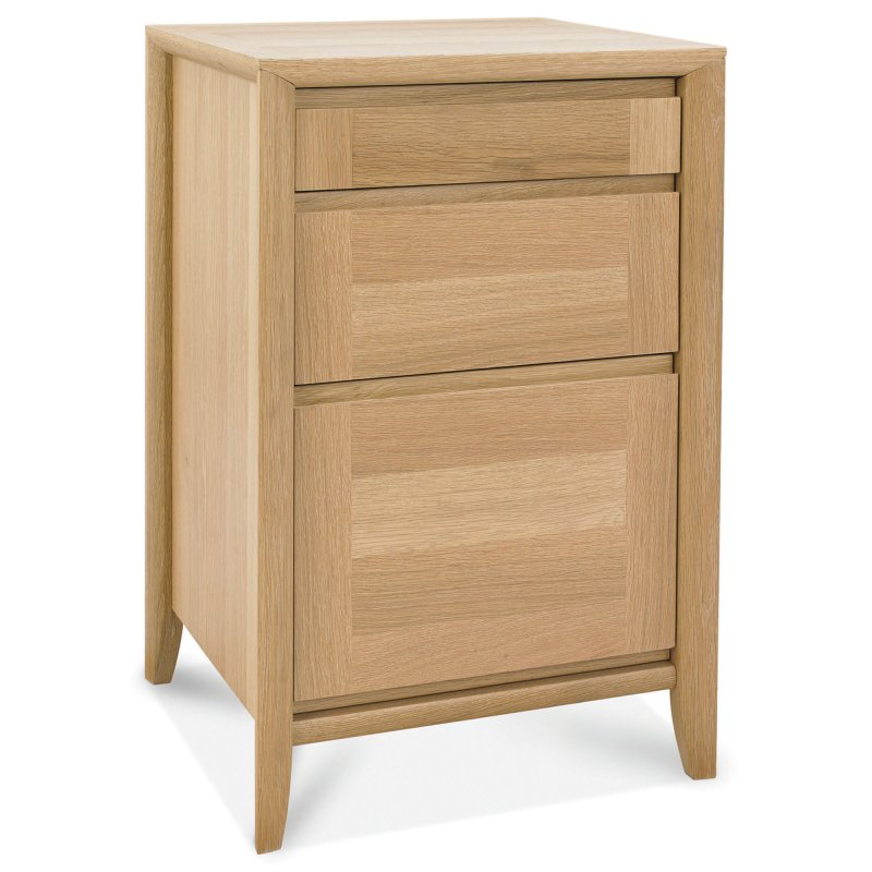 Canneto 3 Drawer Filing Cabinet Oak