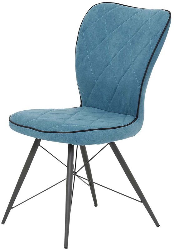 Emilio Dining Chair Teal Fabric