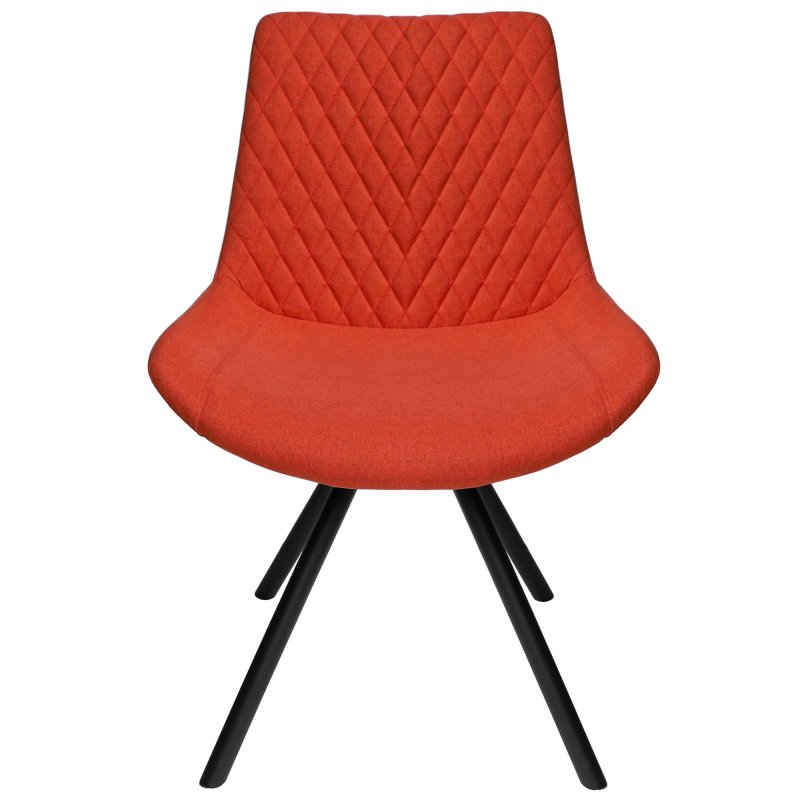 Samba Dining Chair Burnt Orange Fabric